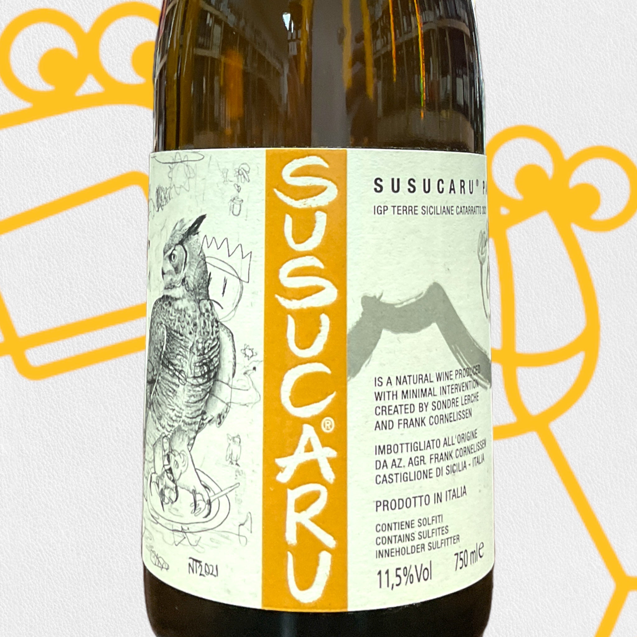 Frank Cornelissen 'Susucaru Patos Bianco' 2021 Sicily, Italy ...