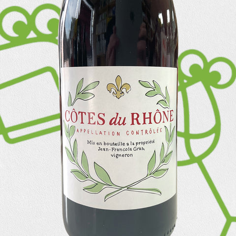 Jean-Francois Gras Cotes du Rhone 2021 Rhone Valley, France - Williston Park Wines & Spirits