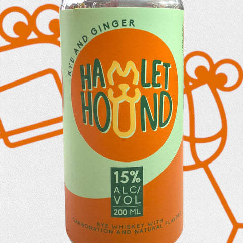 Hamlet Hound 'Rye & Ginger' 200ml - Williston Park Wines & Spirits