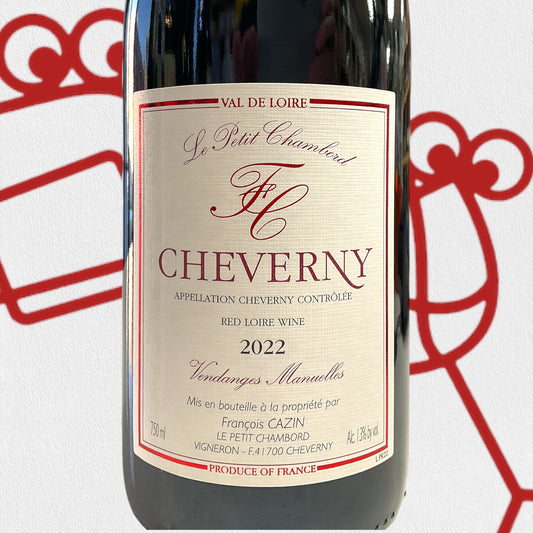 Francois Cazin 'Cheverny Rouge' 2022 Loire Valley, France