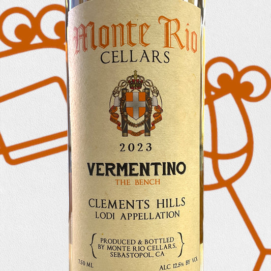 Monte Rio Cellars 'The Bench' Vermentino 2023 Lodi, California