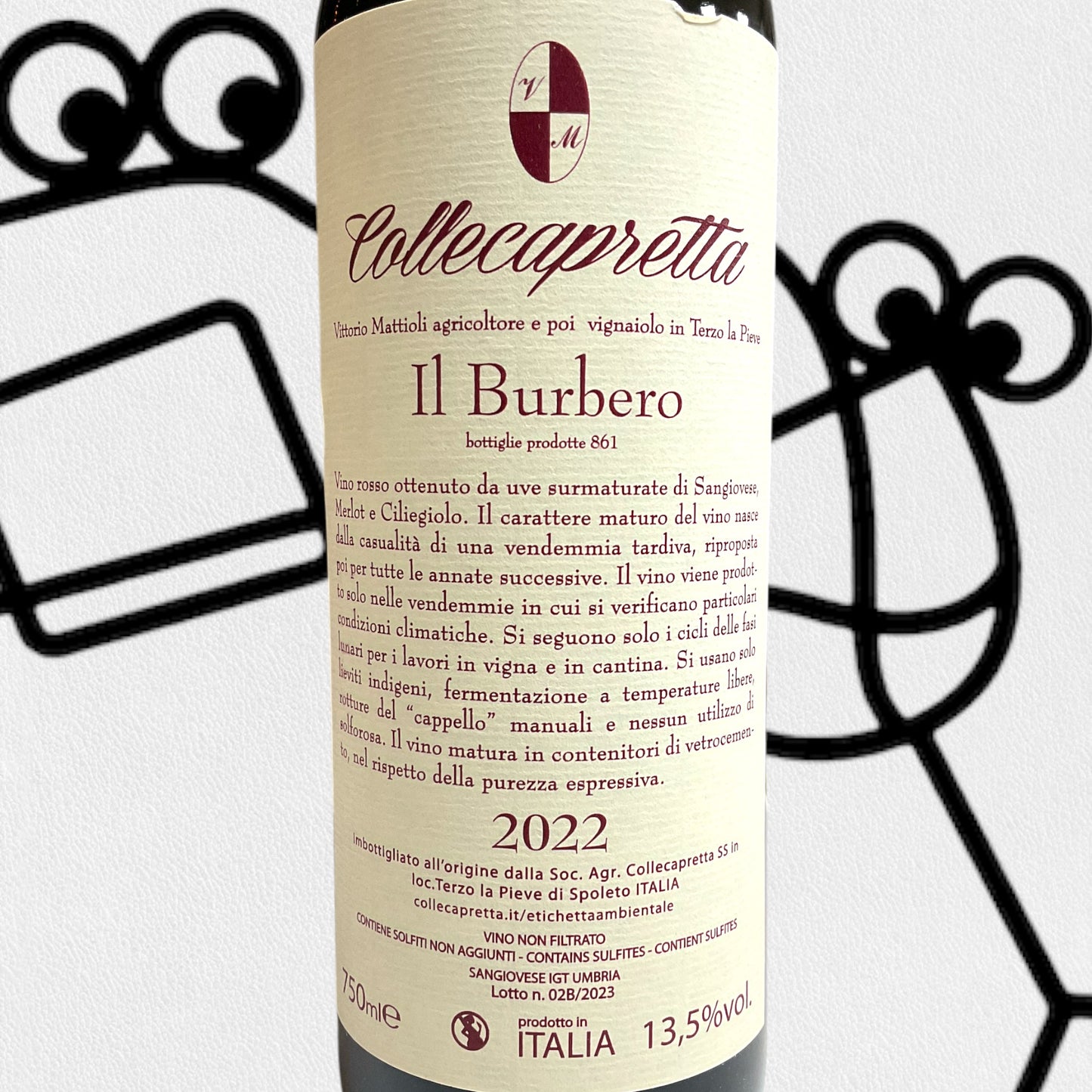 Collecapretta 'Il Burbero' 2022 Umbria, Italy