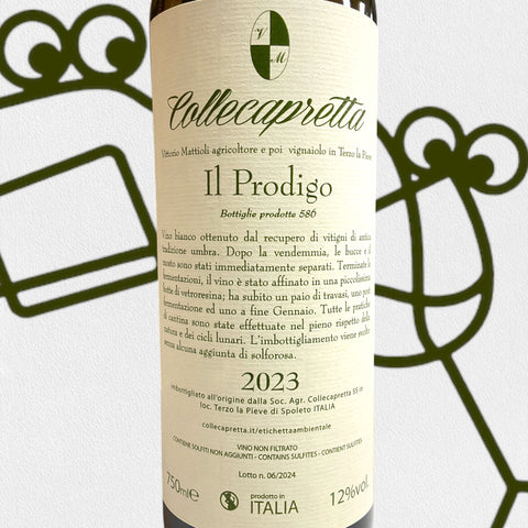 Collecapretta 'Il Prodigo' 2023 Umbria, Italy - Williston Park Wines & Spirits