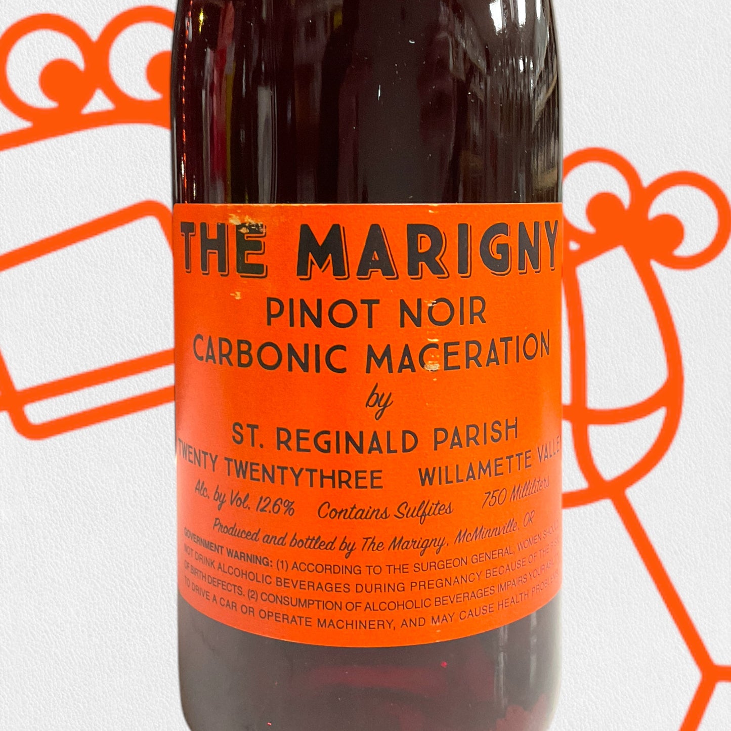 St. Reginald Parish 'The Marigny' Carbonic Maceration Pinot Noir 2021 Willamette Valley, Oregon