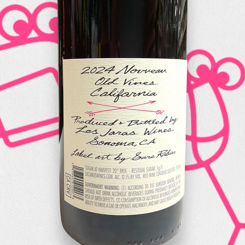 Las Jaras 'Slipper Sippers Nouveau' 2024 Mendocino, California - Williston Park Wines & Spirits