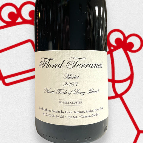 Floral Terranes Merlot 2023 Long Island, New York - Williston Park Wines & Spirits