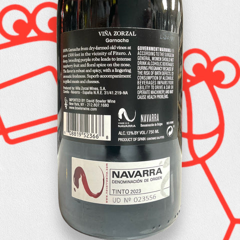 Zorzal Garnacha 2023 Navarra, Spain - Williston Park Wines & Spirits