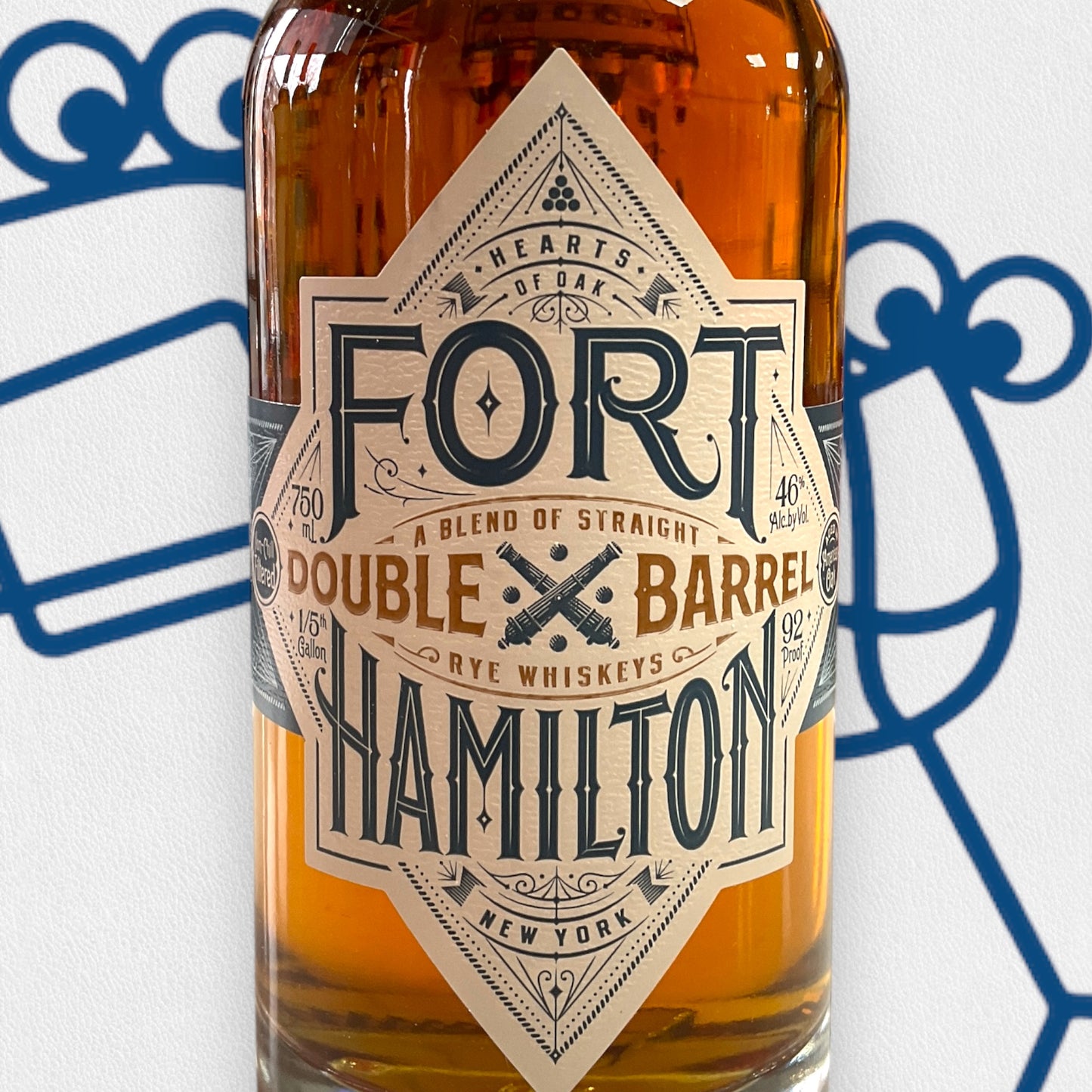 Fort Hamilton Double Barrel Rye Whisky 750ml