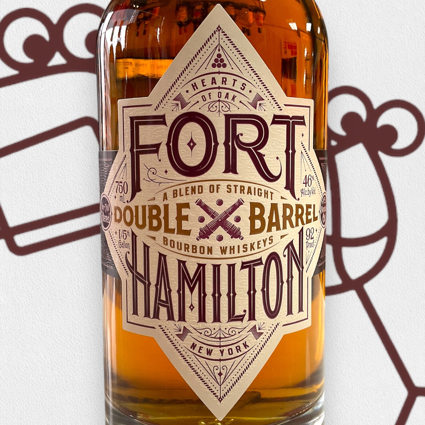 Fort Hamilton Double Barrel Bourbon Whisky 750ml