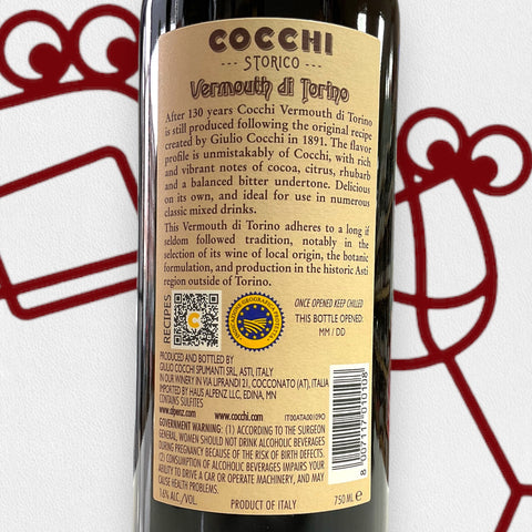 Cocchi Vermouth di Torino Storico 750ml - Williston Park Wines & Spirits