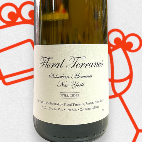 Floral Terranes Cider 'Suburban Moraine' 2023 Long Island, New York - Williston Park Wines & Spirits