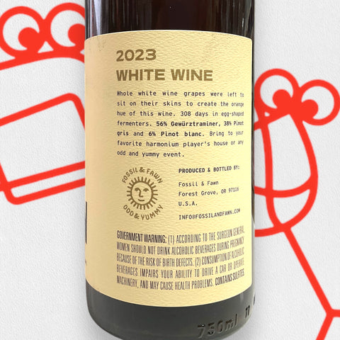 Fossil & Fawn 'Oregon Orange' 2023 Willamette Valley, Oregon - Williston Park Wines & Spirits