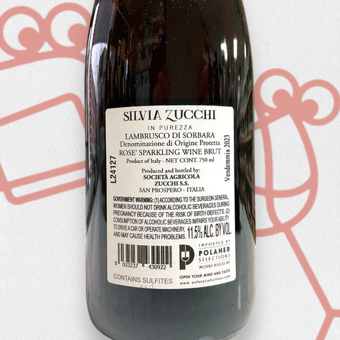Zucchi Lambrusco di Sorbara Rosato 2023 Emilia Romagna, Italy - Williston Park Wines & Spirits