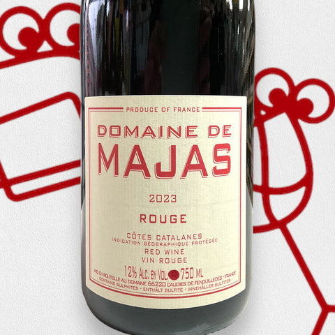 Domaine de Majas Rouge 2023 Cotes Catalanes, France - Williston Park Wines & Spirits