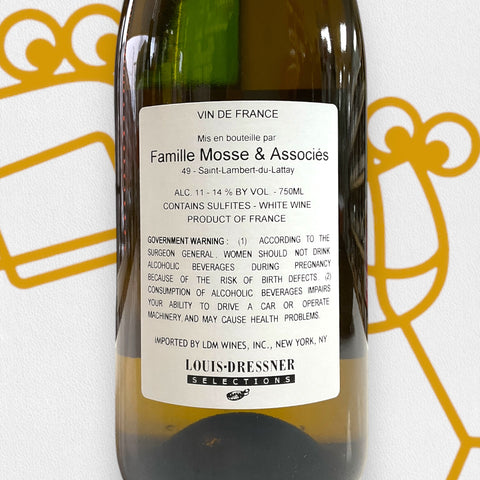 Agnes & Rene Mosse 'Magic of Ju-ju' Blanc 2023 Loire Valley, France - Williston Park Wines & Spirits