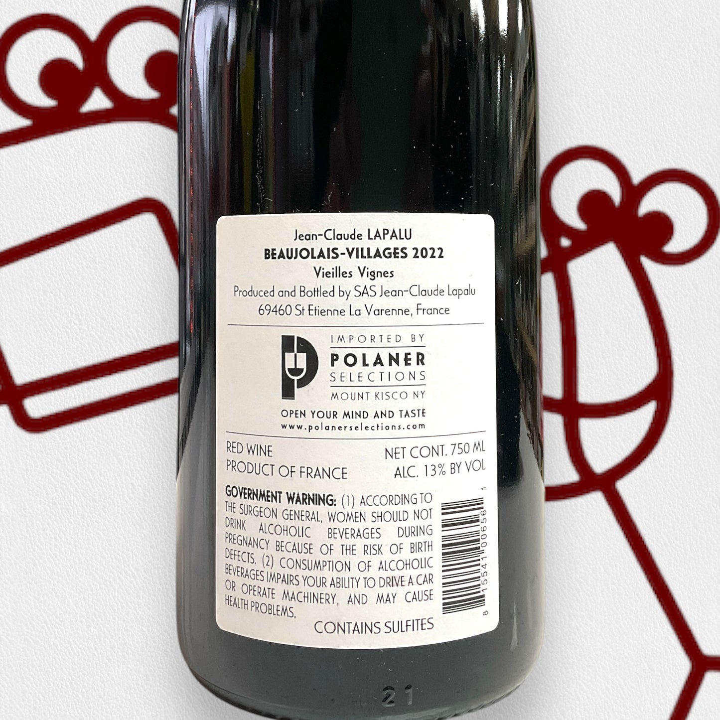 Domaine Jean-Claude Lapalu Beaujolais Villages Vieilles Vignes 2023 France