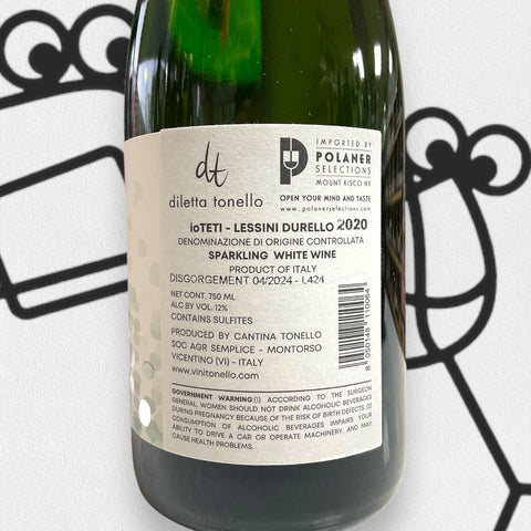 Diletta Tonello 'io Teti Lessini Durello' Metodo Classico 2020 Veneto, Italy - Williston Park Wines & Spirits