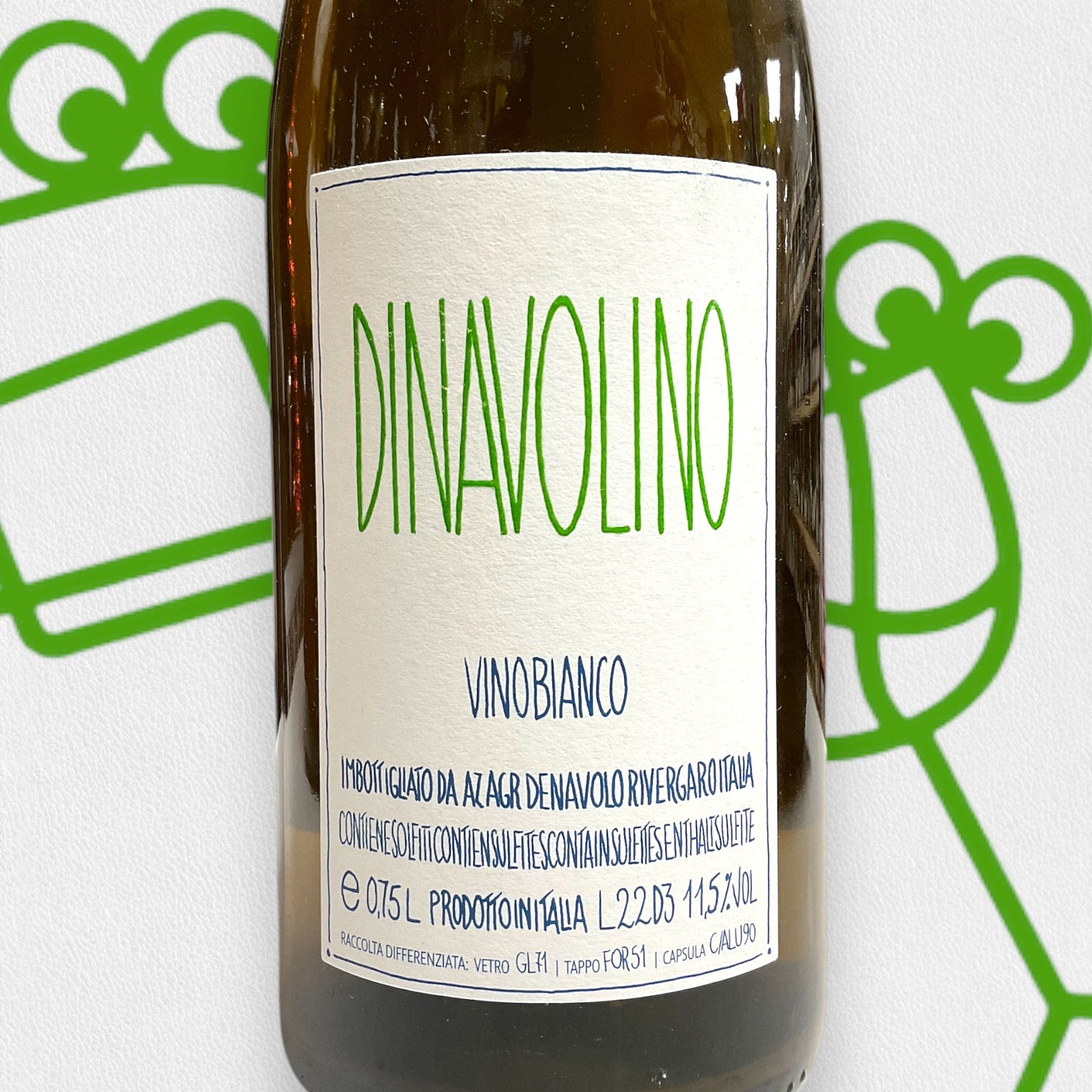 Denavolo 'Dinavolino' Bianco 2022 Emilia-Romagna, Italy