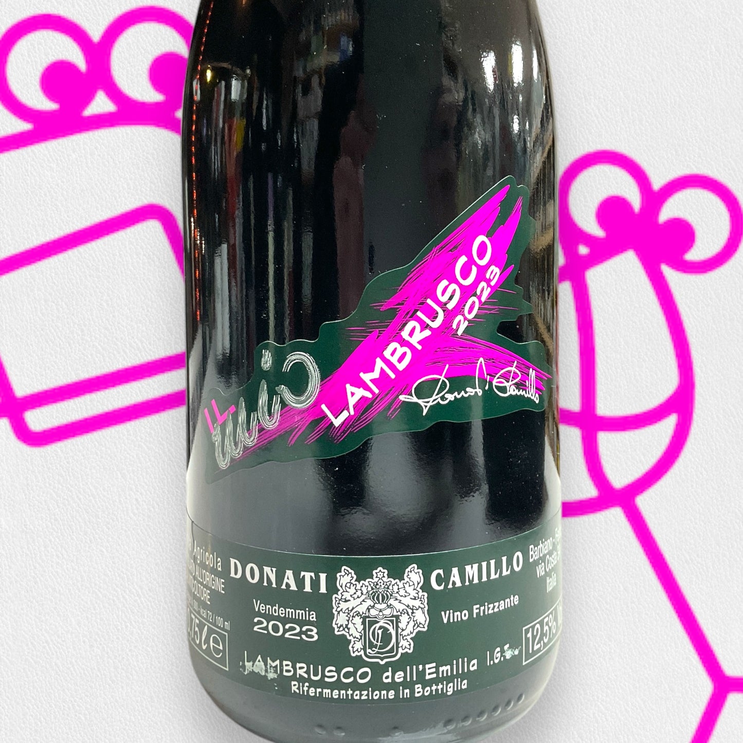 Camillo Donati 'Il Mio' Lambrusco 2023 Emilia-Romagna, Italy