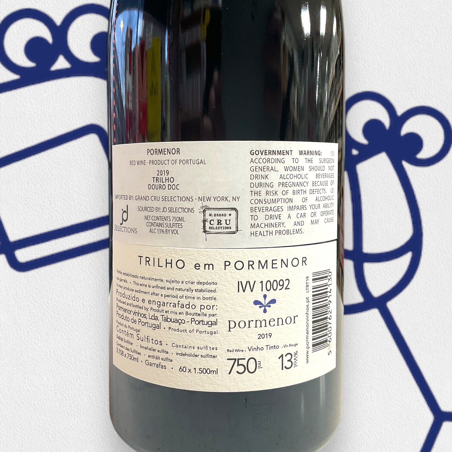 Pormenor 'Trilho Tinto' 2019 Douro, Portugal