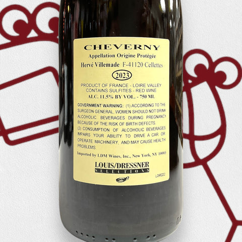 Herve Villemade 'Cheverny Rouge' 2023 Loire Valley, France - Williston Park Wines & Spirits
