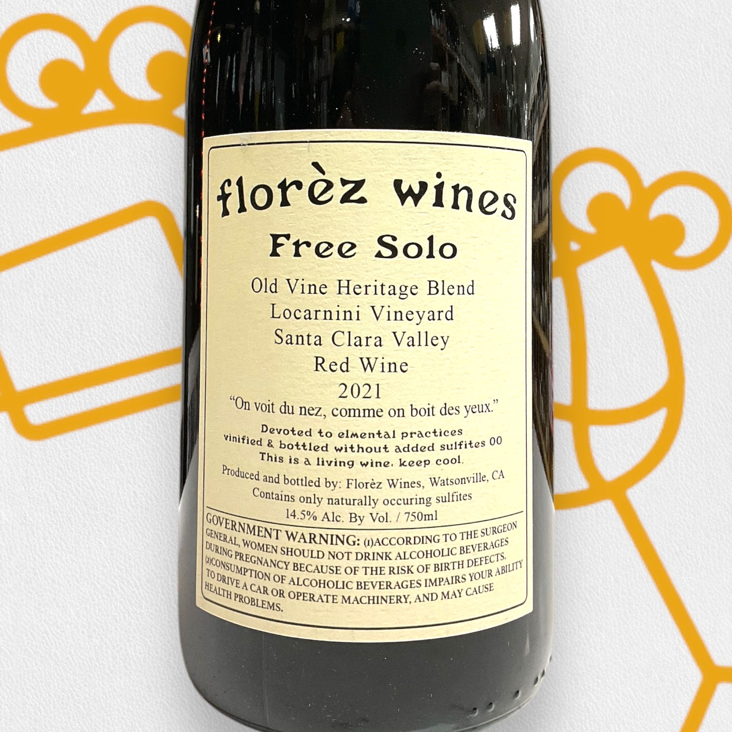 Florez Wines 'Free Solo' Field Blend 2023 Santa Cruz, California