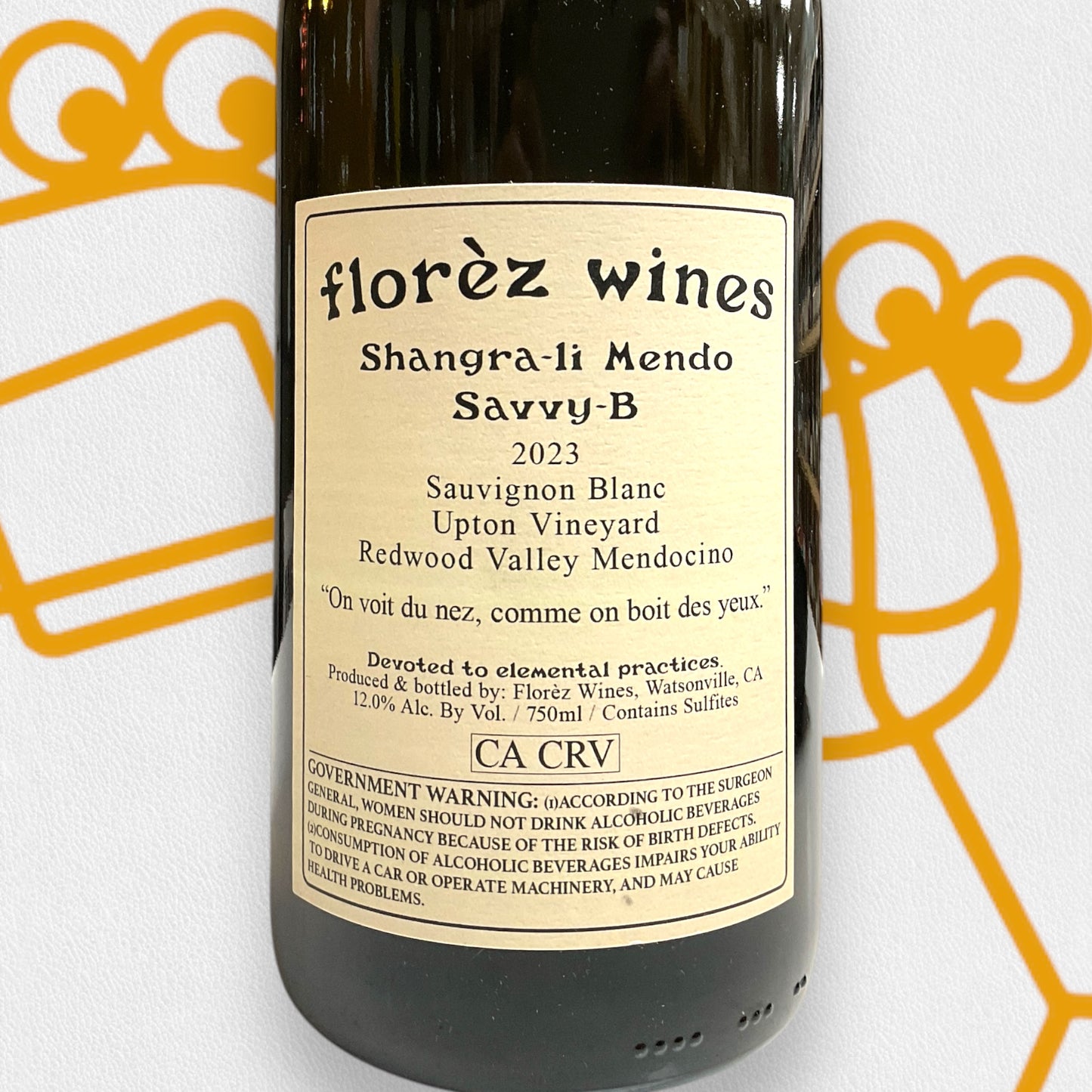 Florez Wines 'Shangra-li' 2023 Santa Cruz, California