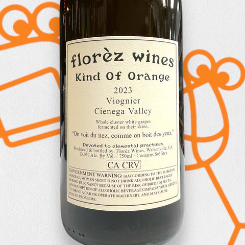 Florez Wines 'Kind of Orange' 2023 Santa Cruz, California - Williston Park Wines & Spirits