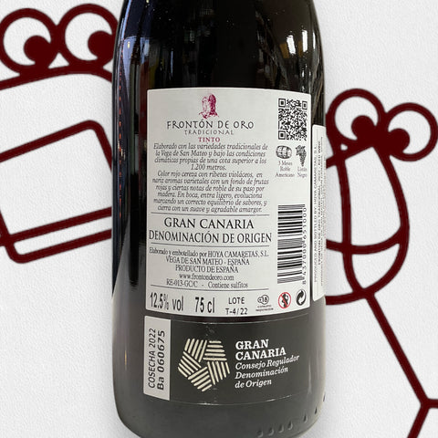Fronton de Oro 'Tinto Tradicional' 2022 Canary Islands, Spain - Williston Park Wines & Spirits