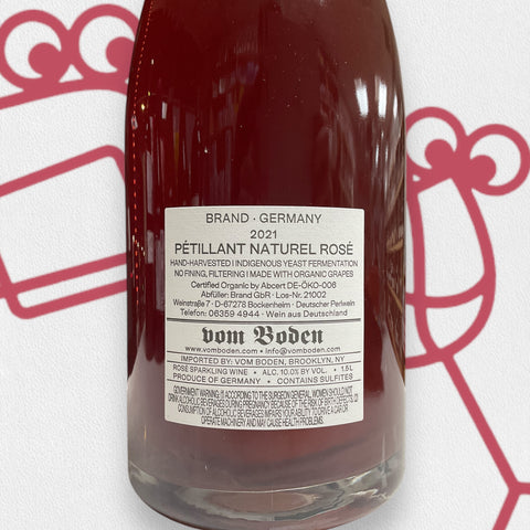 Weingut Brand Bros 'Pet-Nat Rosé' 2021 Pfalz, Germany 1.5L - Williston Park Wines & Spirits