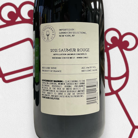 Brendan Stater-West Saumur Rouge 2021 Loire Valley, France - Williston Park Wines & Spirits
