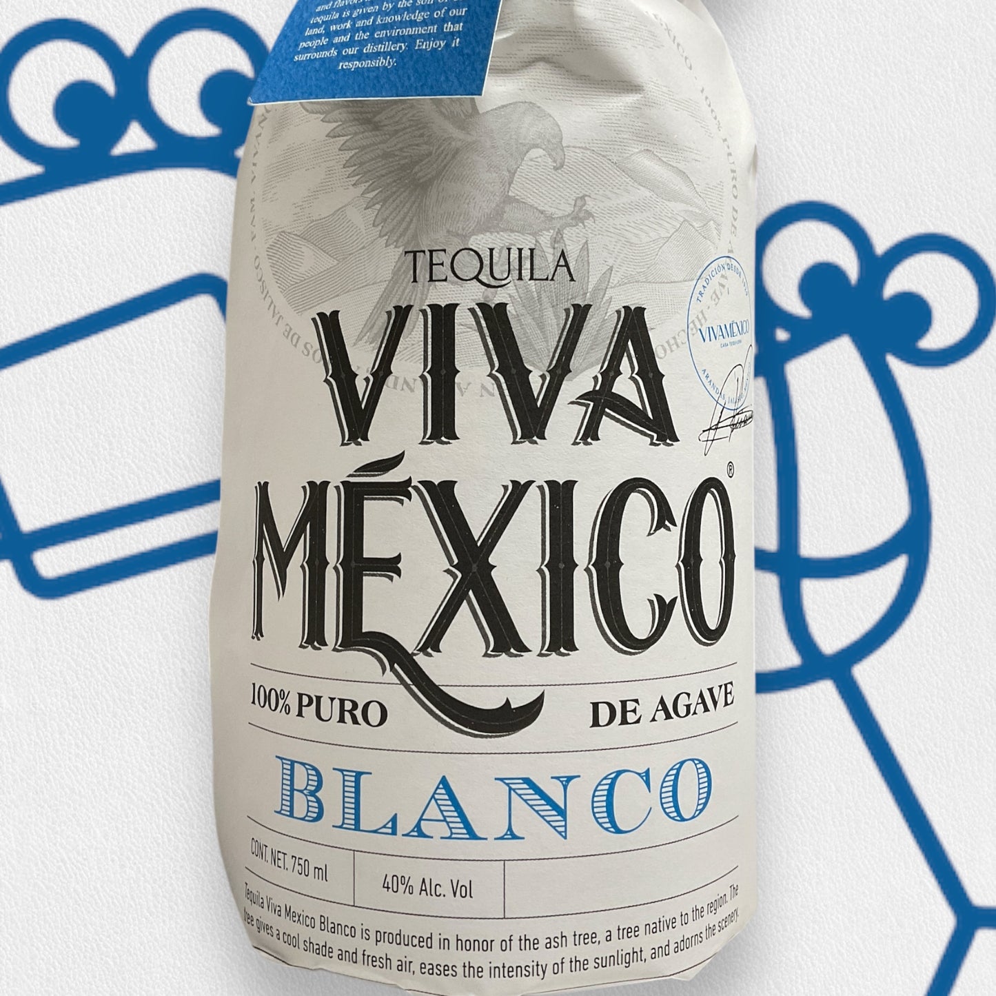 Viva Mexico Tequila Blanco 750ml