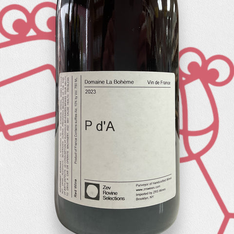 Domaine la Bohème 'P d'A' 2023 Loire Valley, France - Williston Park Wines & Spirits