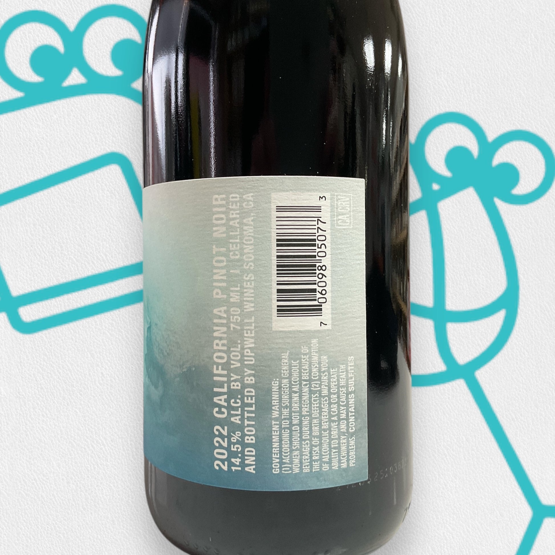 Upwell Pinot Noir 2022 California - Williston Park Wines & Spirits