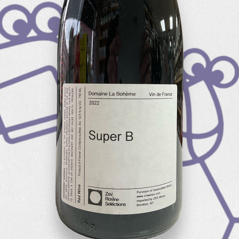 Domaine la Bohème 'Super B' 2022 Loire Valley, France - Williston Park Wines & Spirits