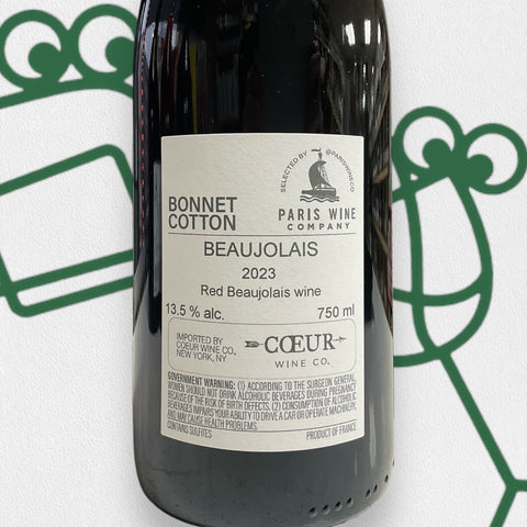Bonnet-Cotton Beaujolais 2023 Beaujolais, France - Williston Park Wines & Spirits
