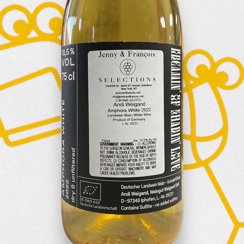 Andi Weigand 'Amphora White' 2022 Franken, Germany - Williston Park Wines & Spirits
