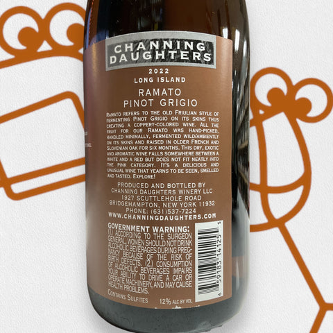 Channing Daughters 'Ramato' 2022 Long Island, New York - Williston Park Wines & Spirits