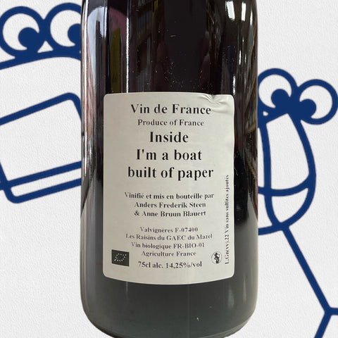 Anders Frederik Steen & Anne Braun Blauert 'Inside I'm a Boat Built of Paper' 2022 Ardeche, France - Williston Park Wines & Spirits