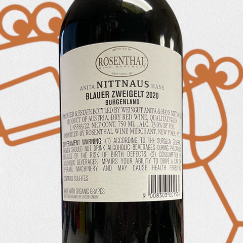 Nittnaus 'Blauer Zweigelt' 2020 Burgenland, Austria - Williston Park Wines & Spirits