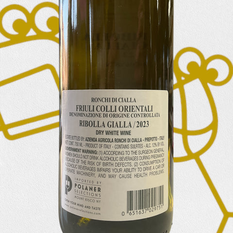 Ronchi di Cialla Ribolla Gialla 2023 Friuli, Italy - Williston Park Wines & Spirits
