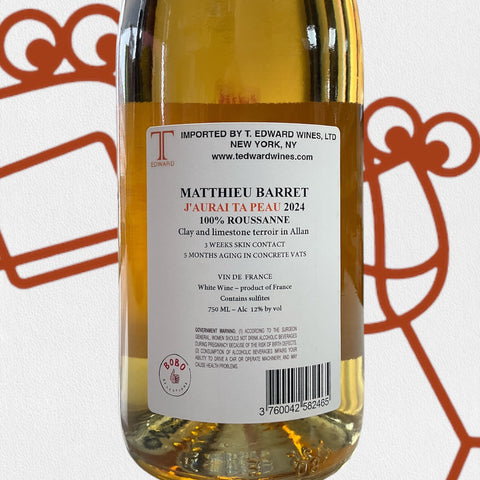 Matthieu Barret Dom Du Coulet J'Aurai ta Peau' 2024 Rhone, France - Williston Park Wines & Spirits