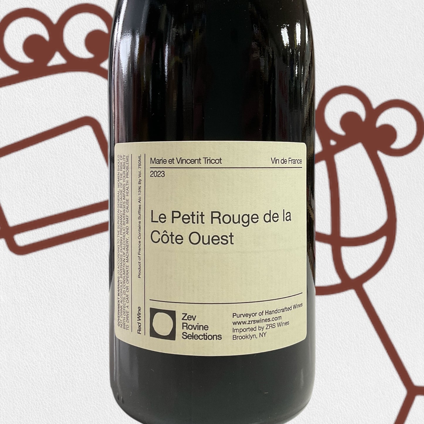 Marie & Vincent Tricot 'Petit Rouge de la Cote Ouest' 2023 Auvergne, France