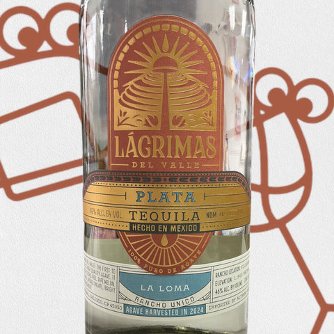 Lagrimas del Valle 'La Loma' Tequila Plata 750ml - Williston Park Wines & Spirits