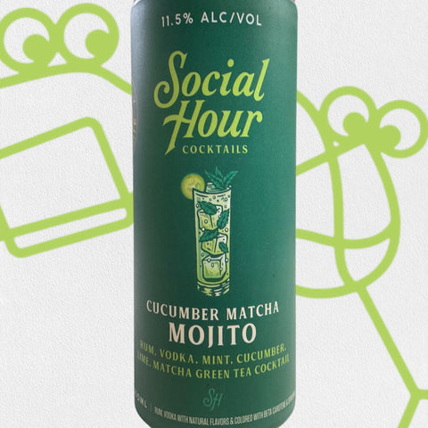 Social Hour 'Cucumber Matcha Mojito' 4 pack - Williston Park Wines & Spirits