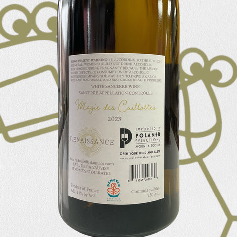 Domaine Bernard Fleuriet 'Renaissance Sancerre Magie des Caillottes' 2023 Loire Valley, France - Williston Park Wines & Spirits