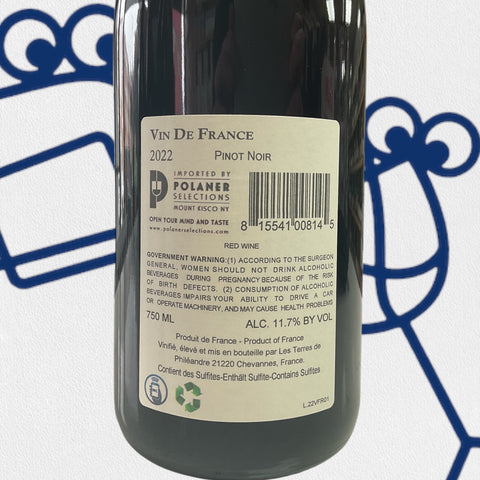 Les Terres de Phileandre 'Le Rouge' 2022 Burgundy, France - Williston Park Wines & Spirits
