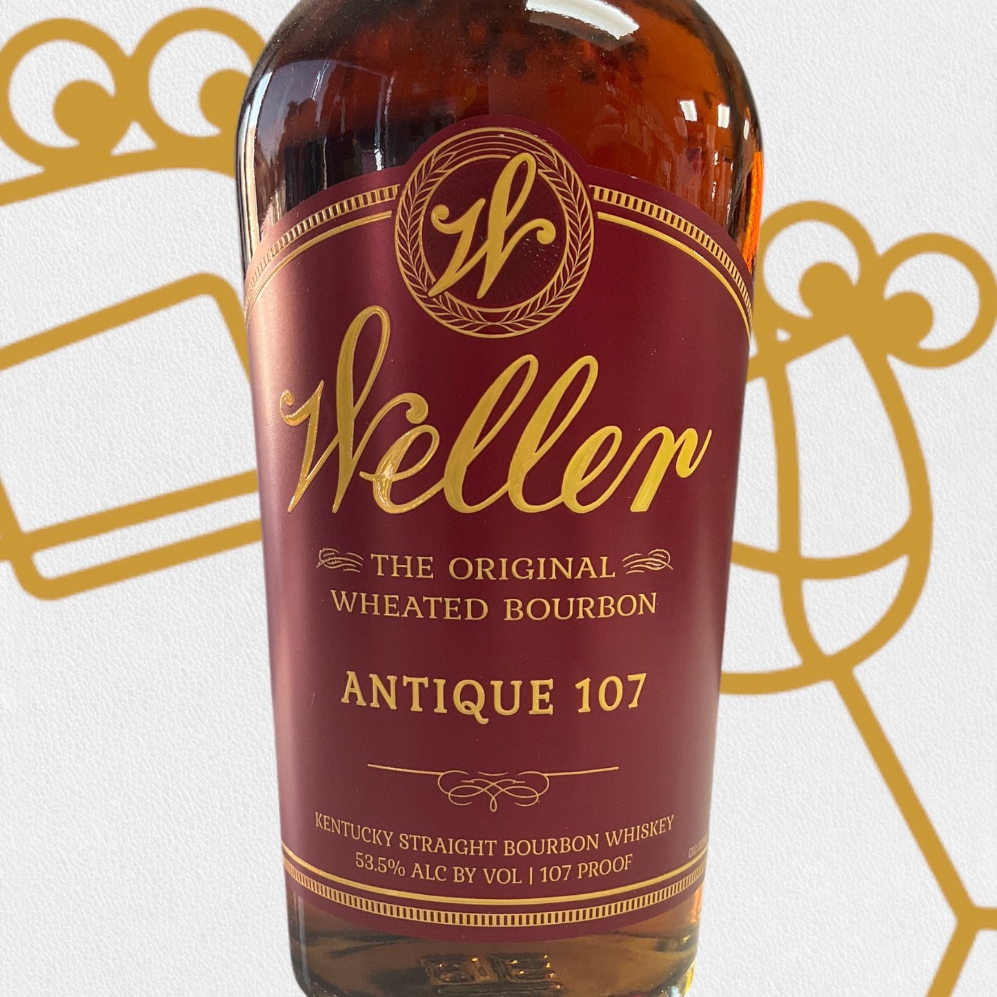 W. L. Weller 'Old Weller Antique 107' Kentucky Straight Wheated Bourbon Whiskey 750ml