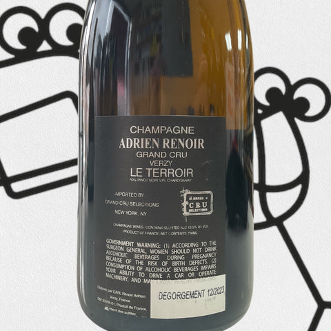 Adrien Renoir 'Le Terroir' Verzy Grand Cru Extra Brut NV Champagne, France - Williston Park Wines & Spirits