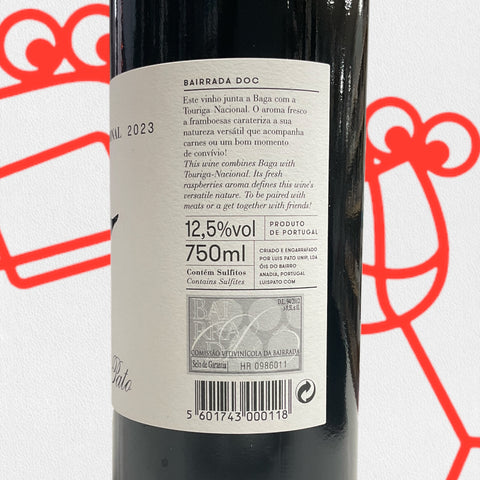 Luis Pato Baga & Touriga Nacional 2023 Beiras, Portugal - Williston Park Wines & Spirits